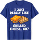 Grilled Cheese Design Women Grilled Cheese Sandwich T-Shirt - T-Shirt | Royal