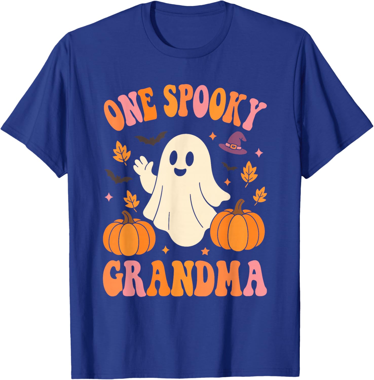 One Spooky Grandma Matching Family Halloween Costumes T-Shirt - T-Shirt | Royal