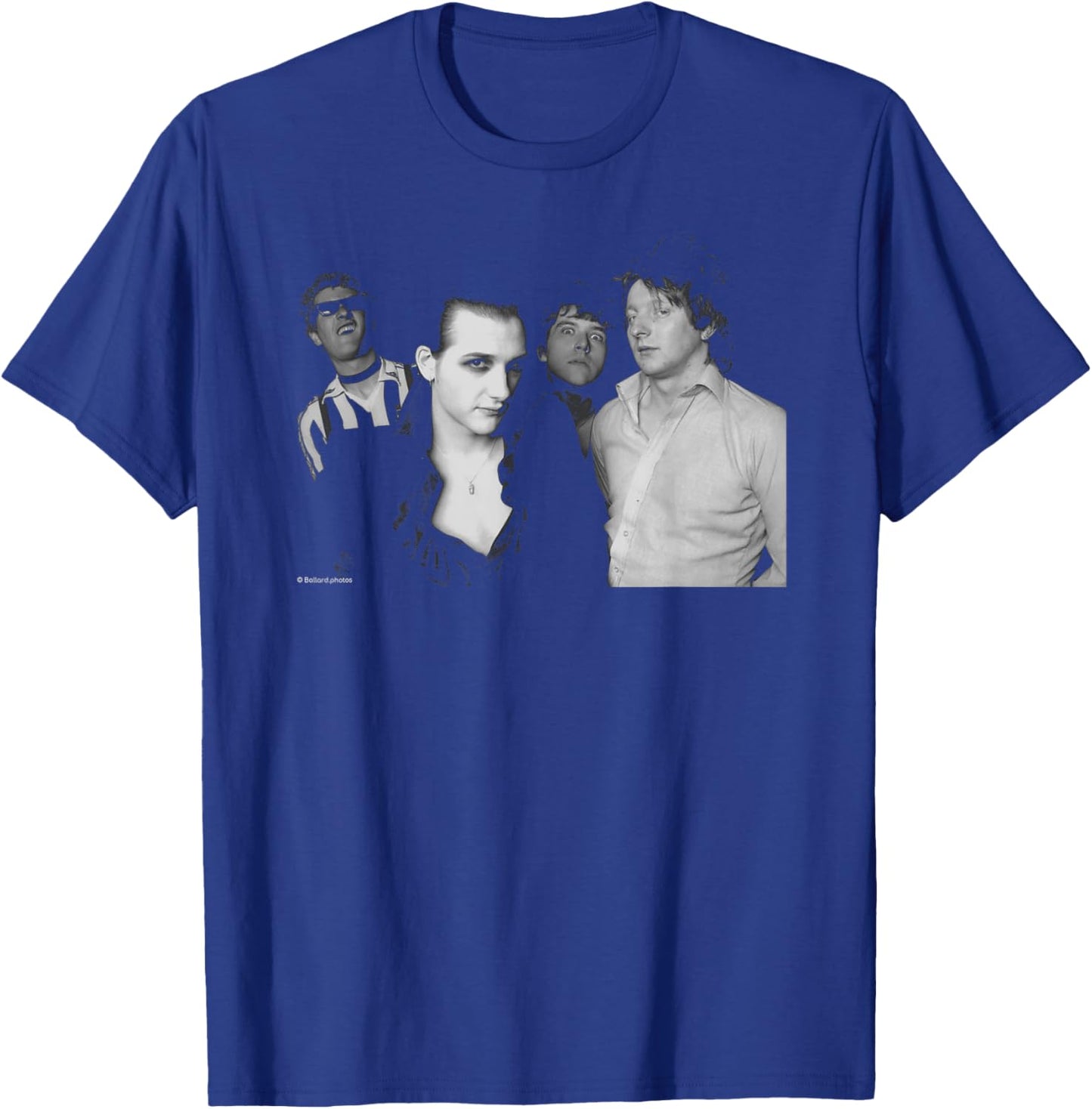 The Damned Rock Band Portrait By Allan Ballard T-Shirt - T-Shirt | Royal