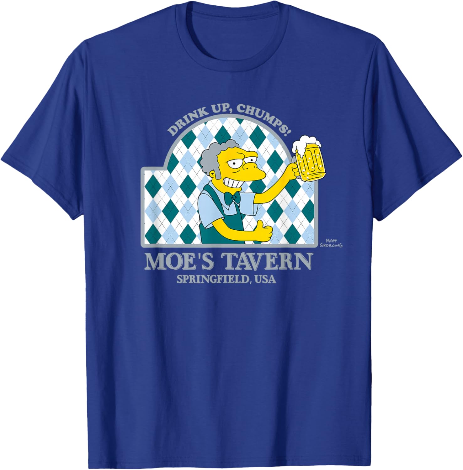 The Simpsons Moe's Tavern Vintage Pub T-Shirt - T-Shirt | Royal