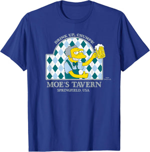 The Simpsons Moe's Tavern Vintage Pub T-Shirt - T-Shirt | Royal