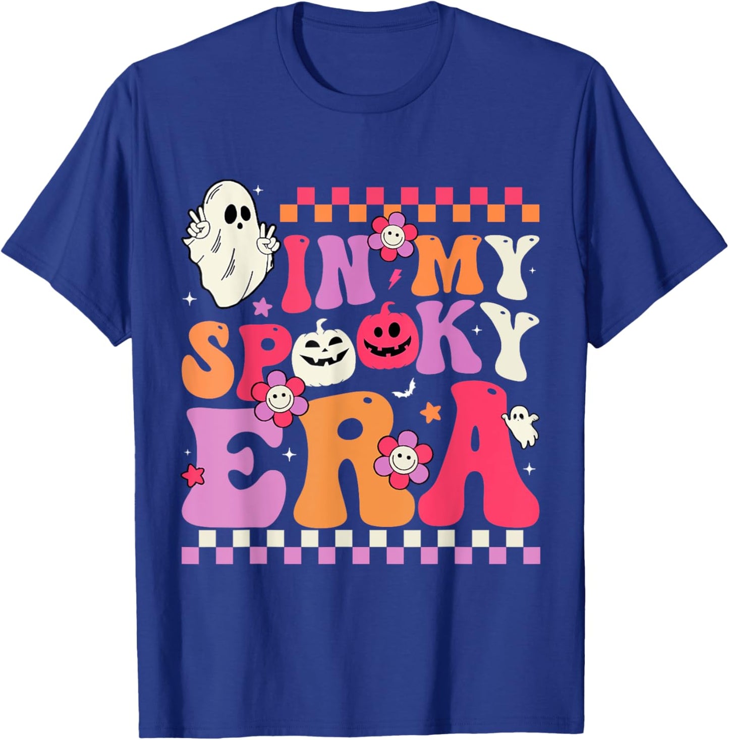 In My Spooky Era Women Men Kids Halloween Pumpkin Funny T-Shirt - T-Shirt | Royal