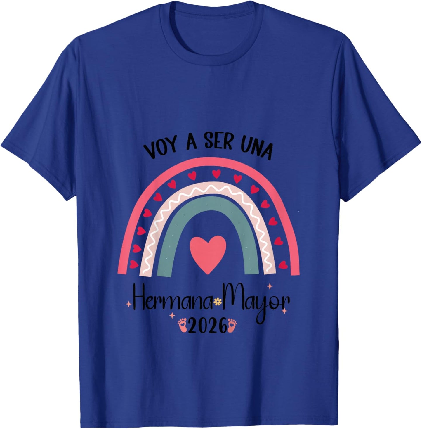 Big Sister 2026 Spanish Voy A Ser Hermana Mayor 2026 T-Shirt - T-Shirt | Royal