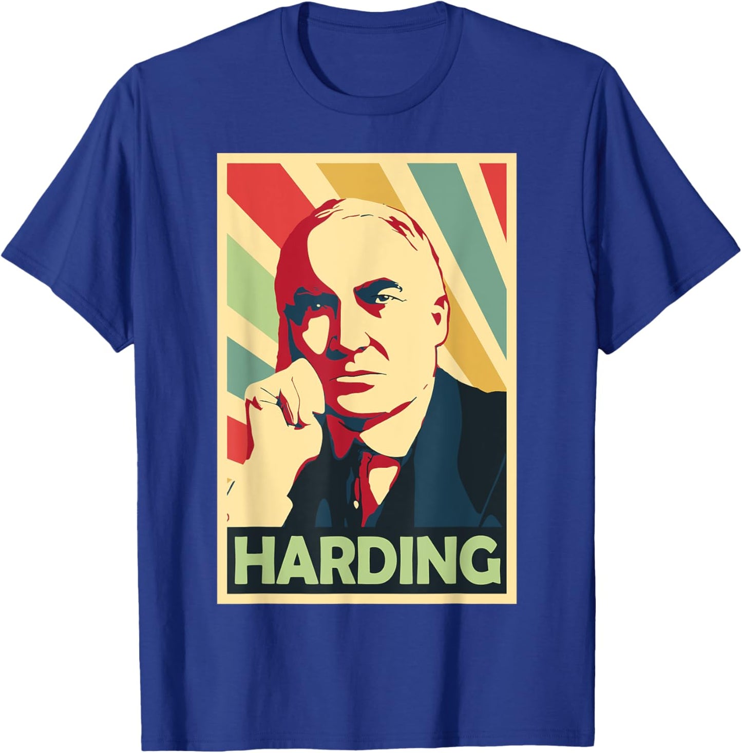 President Warren Harding T-Shirt - T-Shirt | Royal