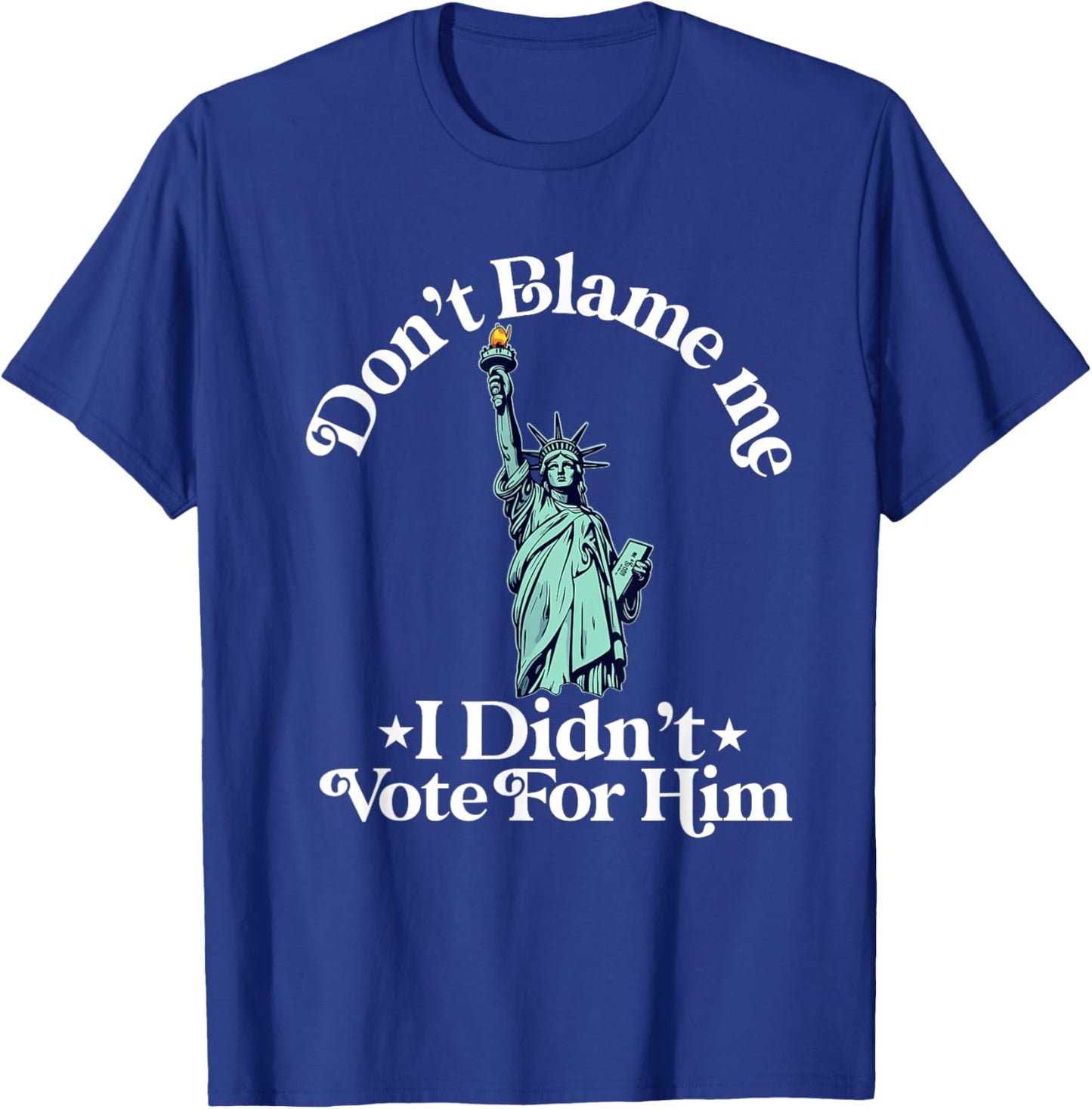 Dont Blame Me I Didn't Vote Democrat Politics T-Shirt - T-Shirt | Royal