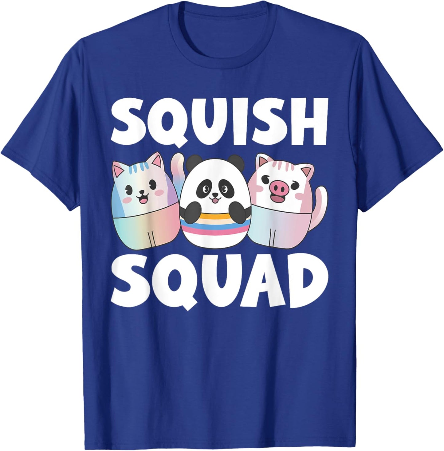 Squish Squad Birthday For Girls Kids Toddlers T-Shirt - T-Shirt | Royal