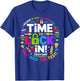 Time to Lock in Test Day Teacher Testing Day Motivation Math T-Shirt - T-Shirt | Royal