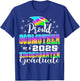 Proud Godmother of Kindergarten Graduate 2025 Graduation T-Shirt - T-Shirt | Royal