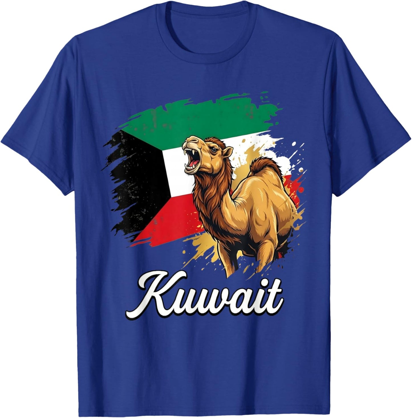 Kuwait Camel Flag Kuwaiti Patriotism Design T-Shirt - T-Shirt | Royal