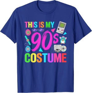 This is My 90s Funny 1990s Party 90's Costume Men Women T-Shirt - T-Shirt | Royal