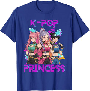 K-Pop K-Pop 7th Birthday Girl 7 Years T-Shirt - T-Shirt | Royal