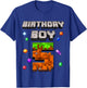 Kids 5th Birthday Boy 5 Video Gamer Pixel Number Five Bday Party T-Shirt - T-Shirt | Royal