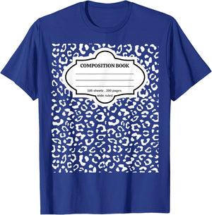 Composition Notebook Costume Matching Group Halloween School T-Shirt - T-Shirt | Royal
