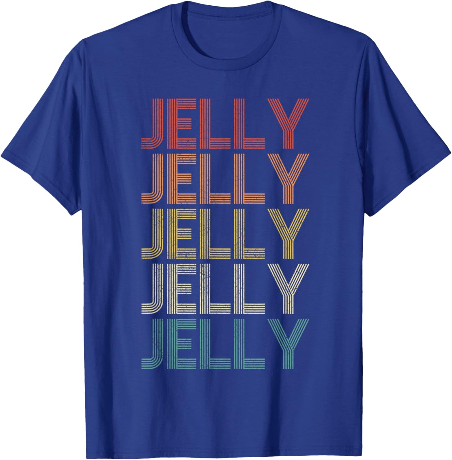 Jelly Vintage Retro T-Shirt - T-Shirt | Royal