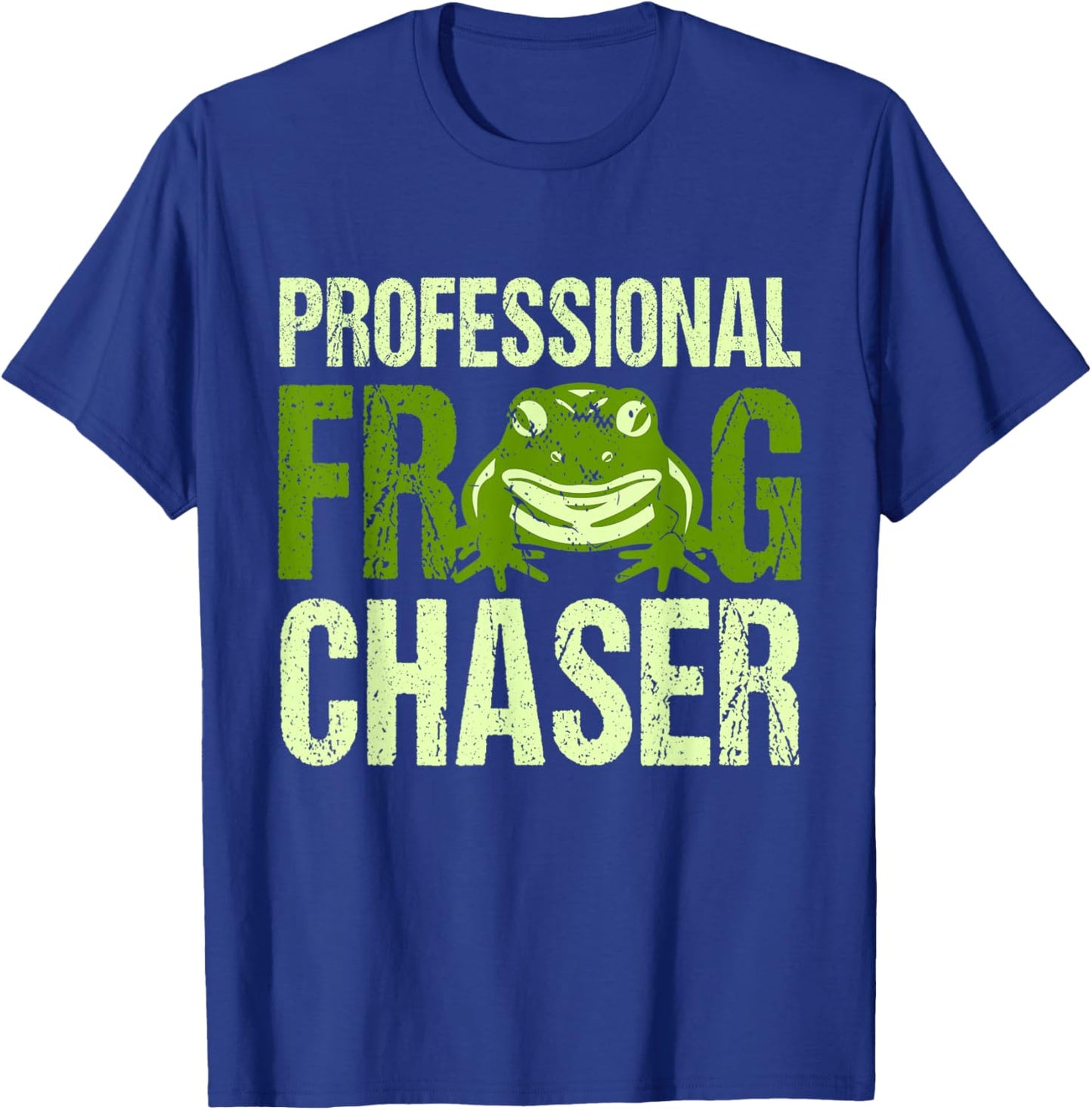 Frog Catcher Professional Frog Chaser T-Shirt - T-Shirt | Royal