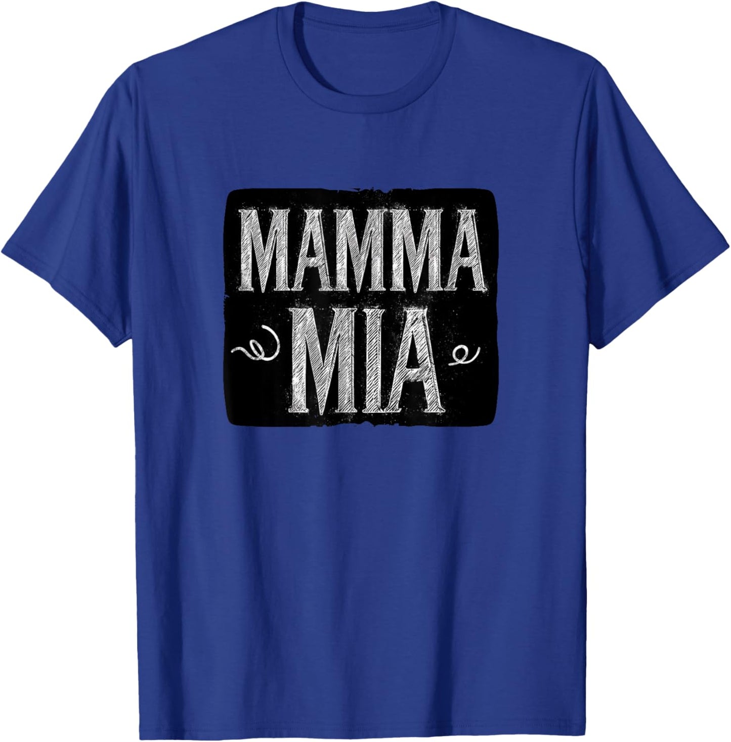 Lustiges Mamma Mia Logo T-Shirt - T-Shirt | Royal