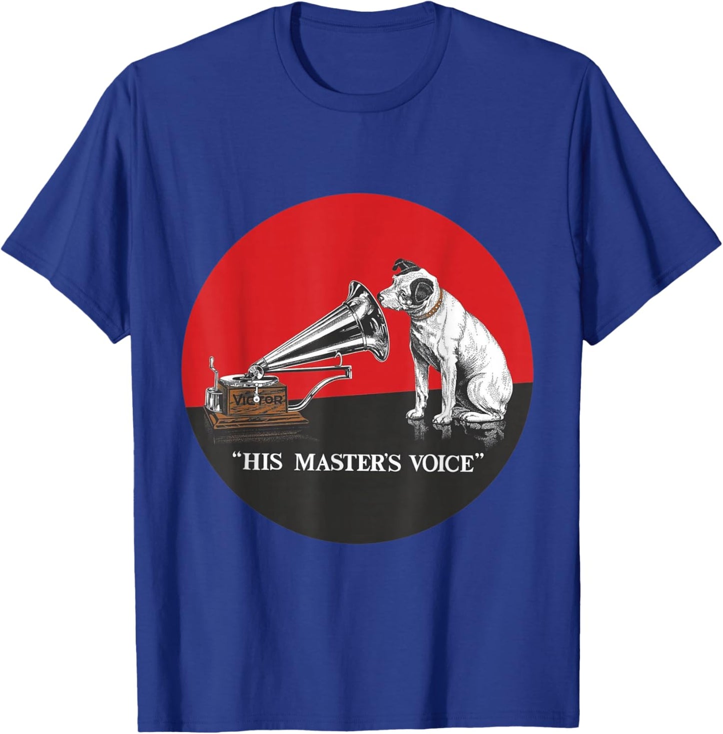 His Master's Voice RCA Victor Nipper Dog T-Shirt - T-Shirt | Royal