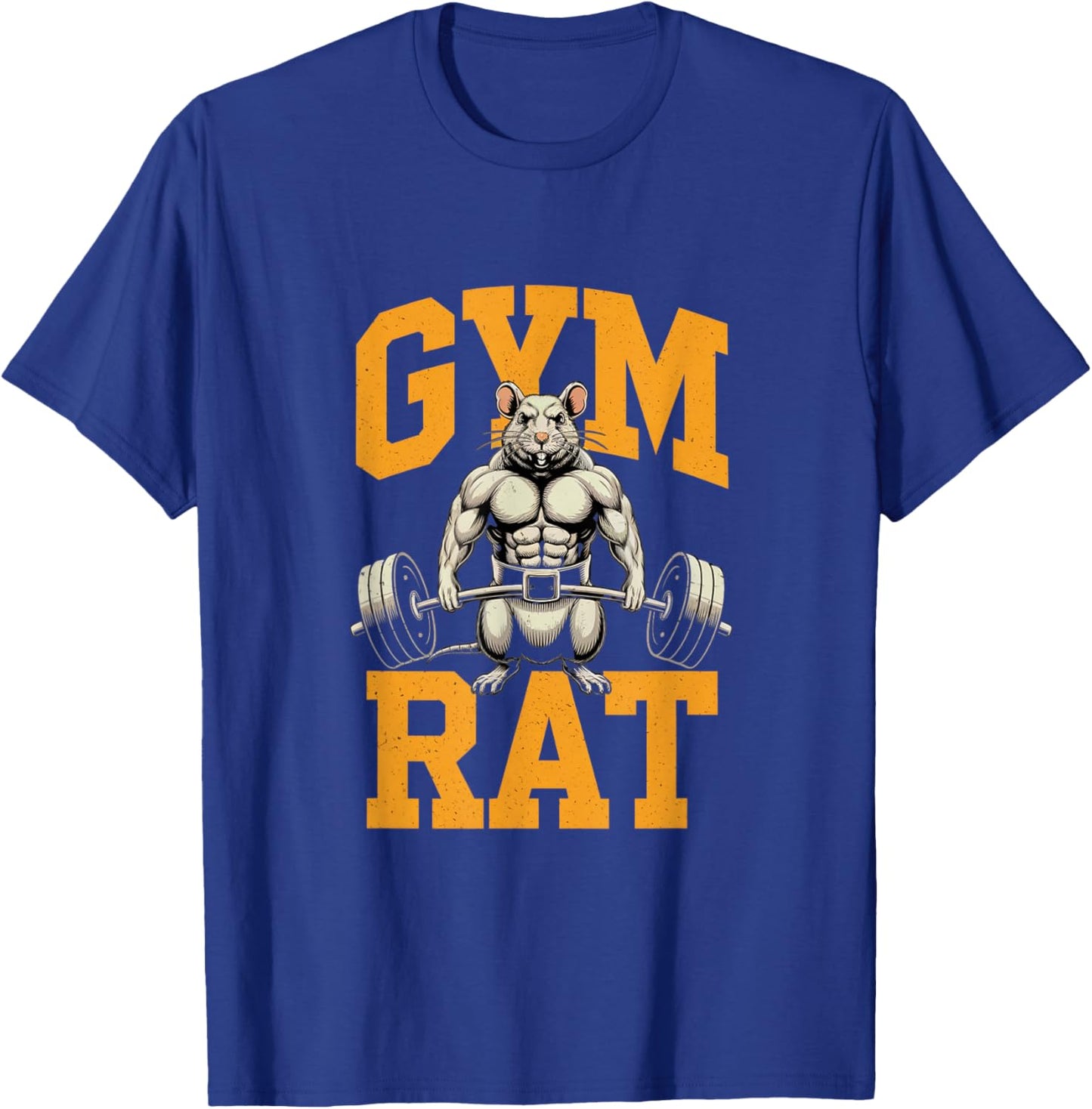 Gym Rat Meaning Gym Rat Costume Weight Lifting Gym Rat T-Shirt - T-Shirt | Royal