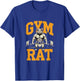 Gym Rat Meaning Gym Rat Costume Weight Lifting Gym Rat T-Shirt - T-Shirt | Royal