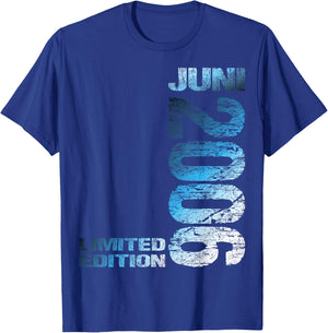Limited Edition Juni 2006 Mann Frau 20. Geburtstag T-Shirt - T-Shirt | Royal