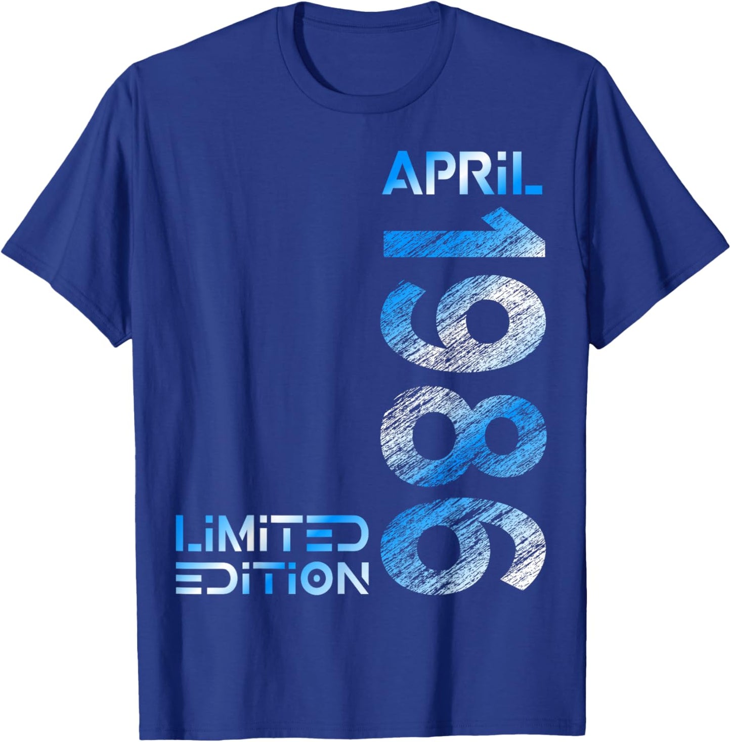 Limited Edition April 1986 Mann Frau 40. Geburtstag T-Shirt - T-Shirt | Royal