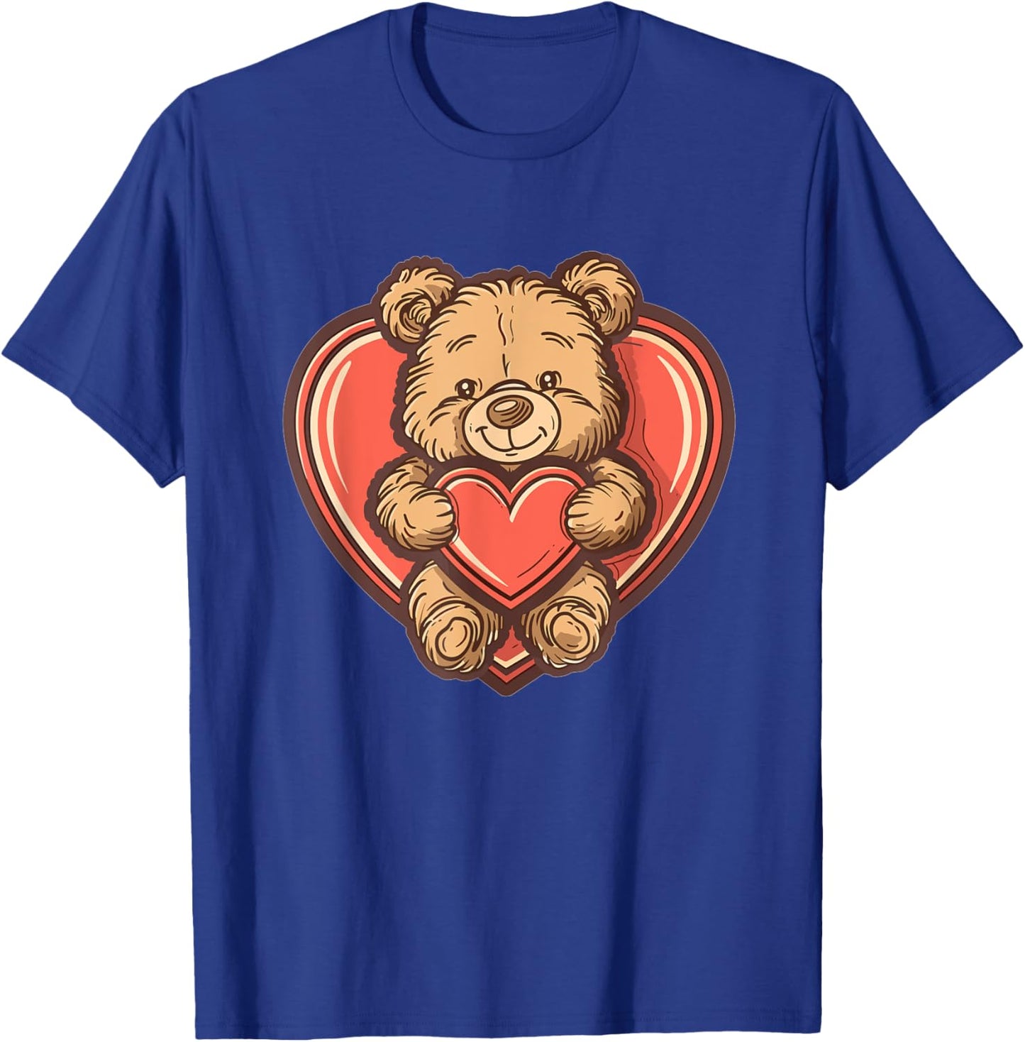 Cartoon Teddy I Cute Teddy Bear T-Shirt - T-Shirt | Royal