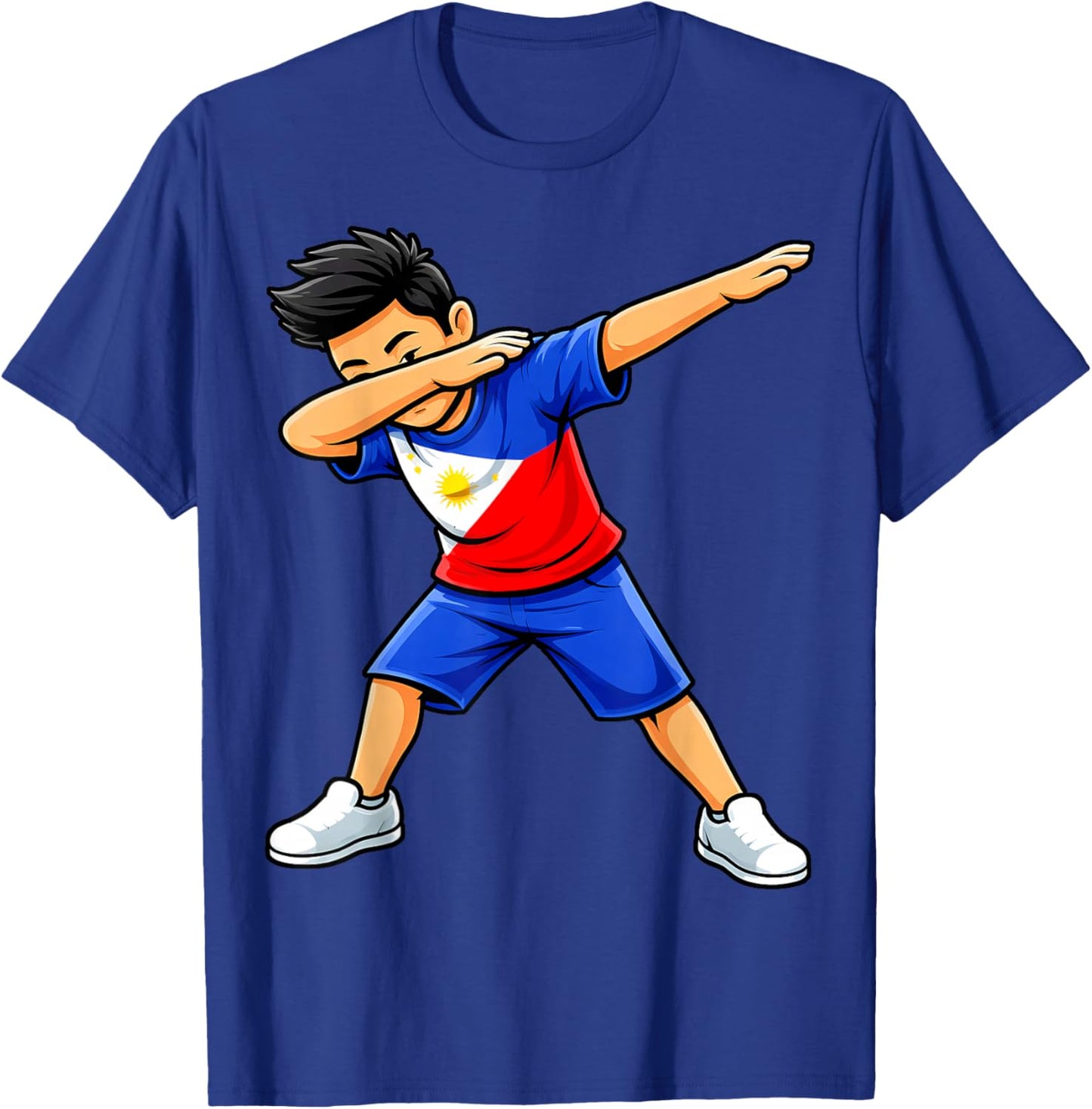 Filipino Boy Dab Philippines Flag Pinoy T-Shirt - T-Shirt | Royal
