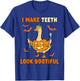 I Make Teeth Look Bootiful Goose Halloween Ghost Dentist T-Shirt - T-Shirt | Royal