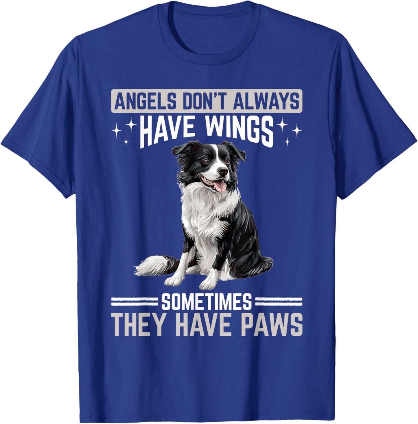 Border Collie Dog Owner Men Women Kids T-Shirt - T-Shirt | Royal