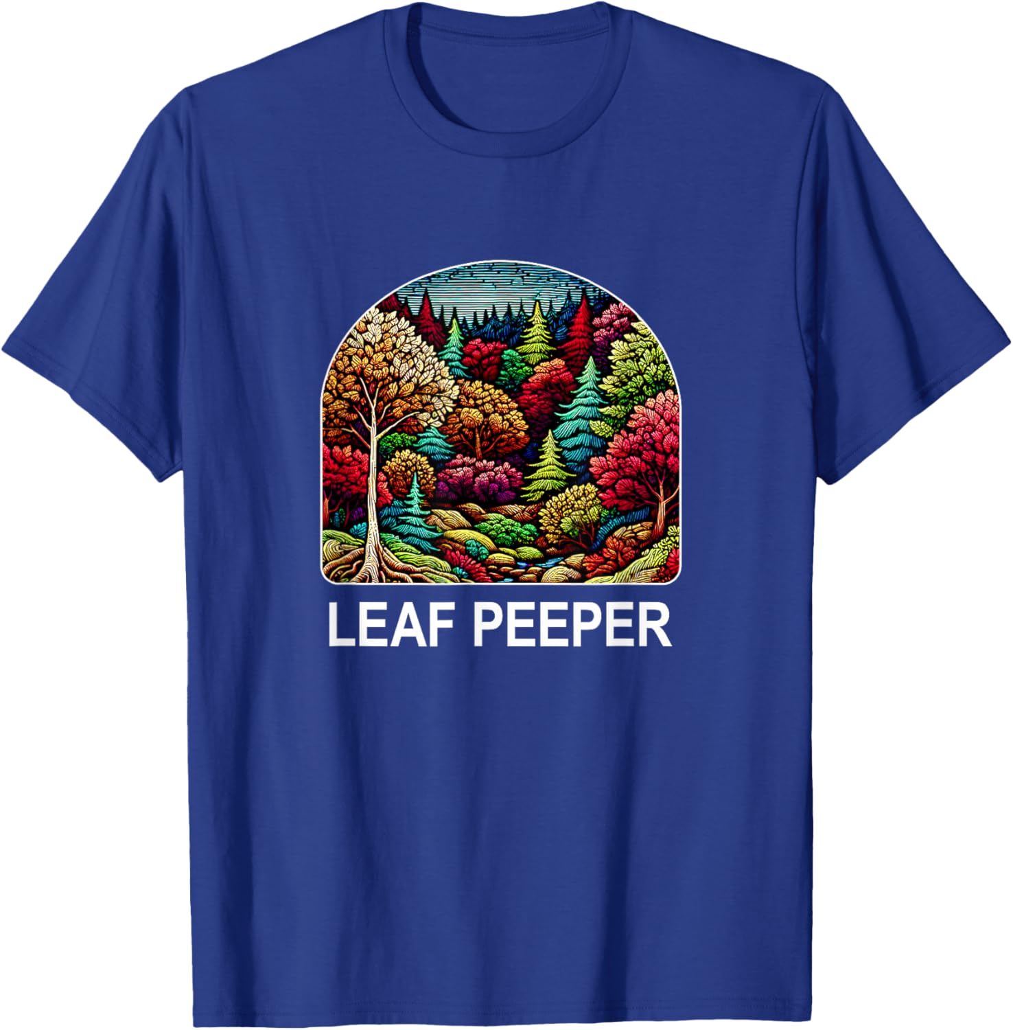 Leaf Peeper T-Shirt - T-Shirt | Royal