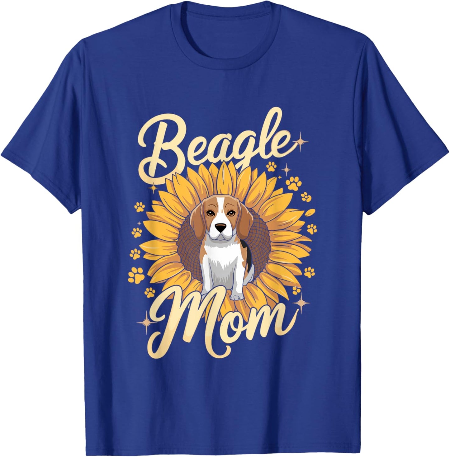 Beagle Mom Sunflower Beagles Dog Women T-Shirt - T-Shirt | Royal
