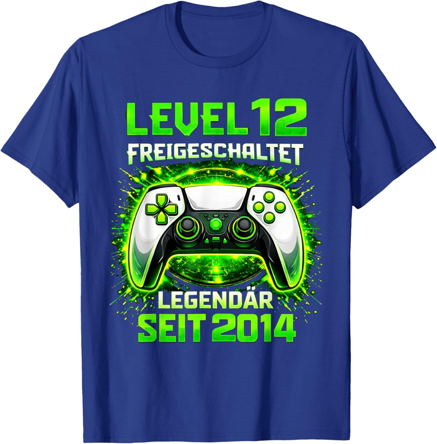 Level 12 Birthday Boy Gamer Funny 2014 12 Birthday T-Shirt - T-Shirt | Royal
