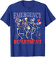 Emergency Department 4th Of July ER Nurse Independence Day T-Shirt - T-Shirt | Royal