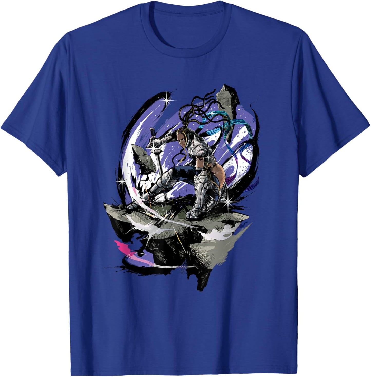 Tekken7 Master Raven 002 T-Shirt - T-Shirt | Royal