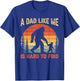 Sasquatch Papa T-Shirt - T-Shirt | Royal