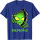 Alien Face Ew People Funny UFO Introvert Meme Men Women Kids T-Shirt - T-Shirt | Royal
