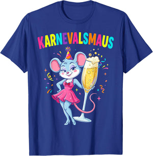 Carnival Mouse Women's Costume Replacement Cologne Carnival T-Shirt - T-Shirt | Royal