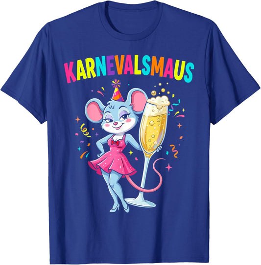 Carnival Mouse Women's Costume Replacement Cologne Carnival T-Shirt - T-Shirt | Royal