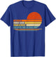 Retired Under New Management See Wife for Details Retirement T-Shirt - T-Shirt | Royal