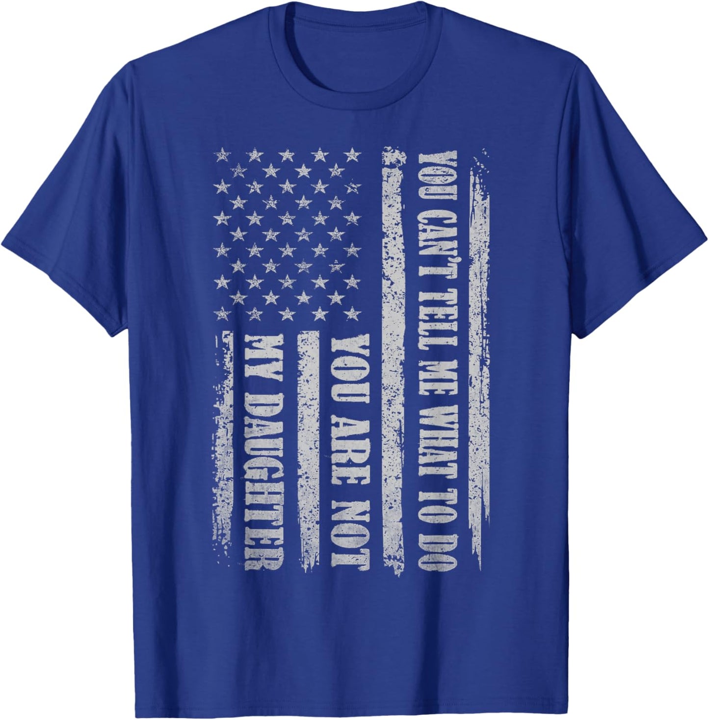 Funny Father Day Design for Daddy Papa Men from Daughter Dad T-Shirt - T-Shirt | Royal