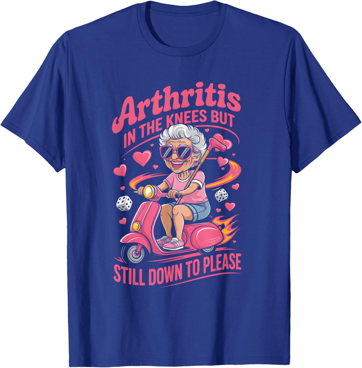 Scooter T-Shirt - T-Shirt | Royal