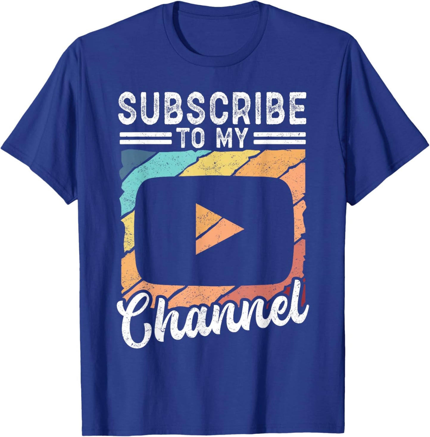 Social Media fan Content Creator Subscribe to My Channel T-Shirt - T-Shirt | Royal
