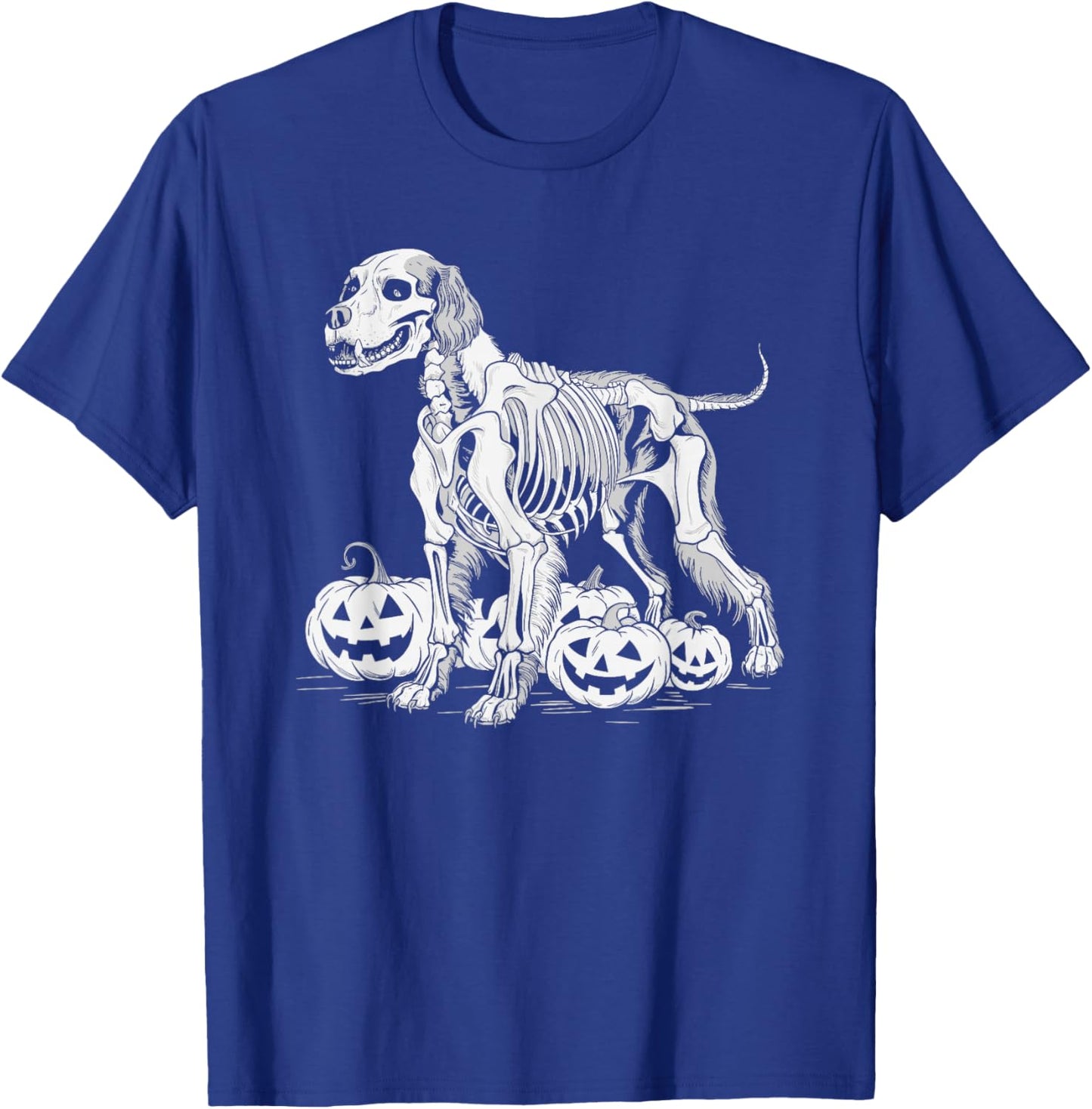 English Springer Spaniel Skeleton Birthday Halloween Kids T-Shirt - T-Shirt | Royal