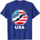 Swimming United States Team Apparel American Flag Swimming Women Kids Men T-Shirt - T-Shirt | Royal