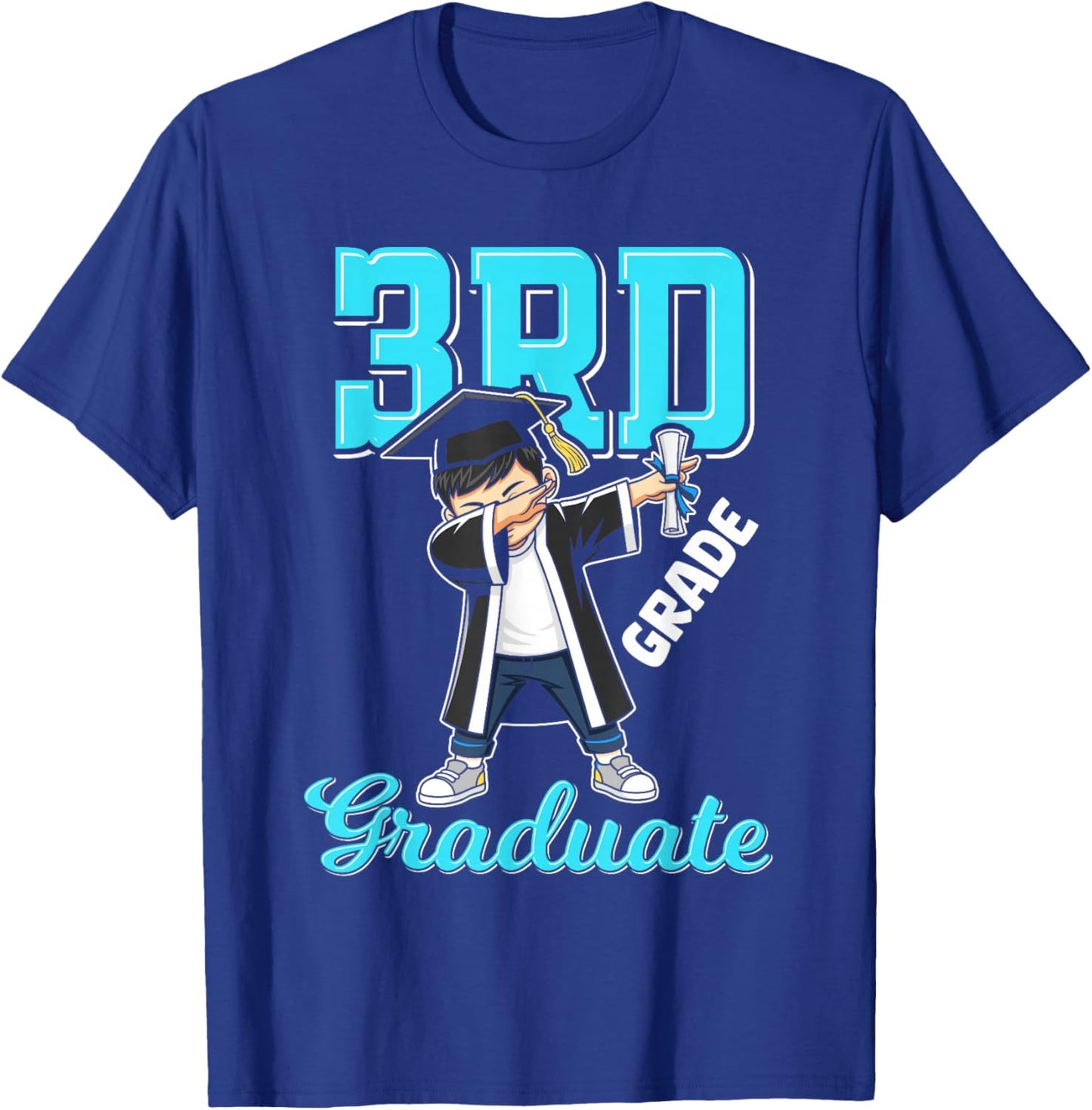3rd Grade Graduation 2026 Dabbing boy Class 26 Graduate T-Shirt - T-Shirt | Royal