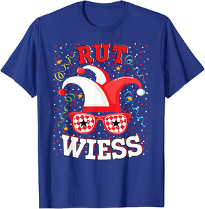 Köln Rut und Wiess Rot Weiss Karneval Kölsch Faschingskostüm T-Shirt - T-Shirt | Royal