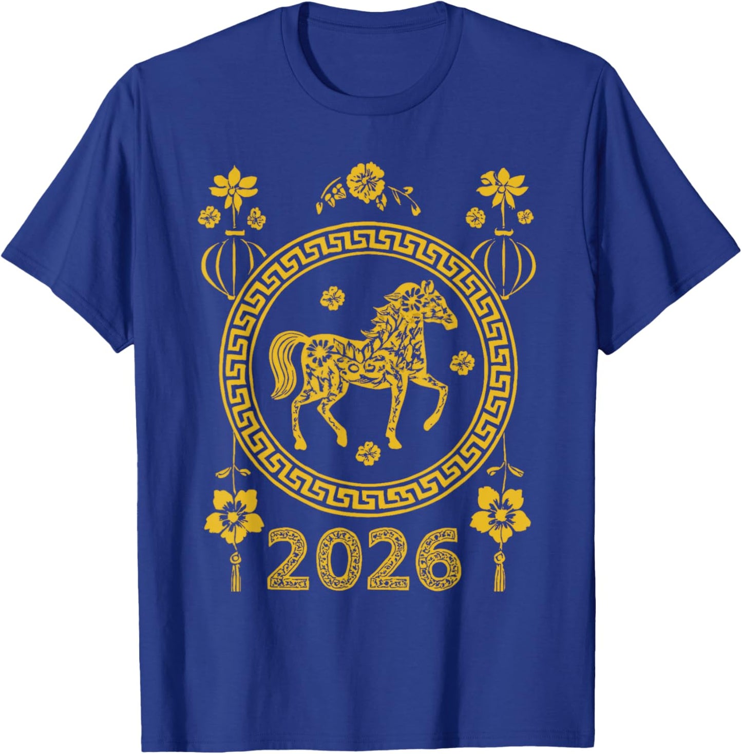 Chinese New Year of The Horse 2026 Matching Family T-Shirt - T-Shirt | Royal