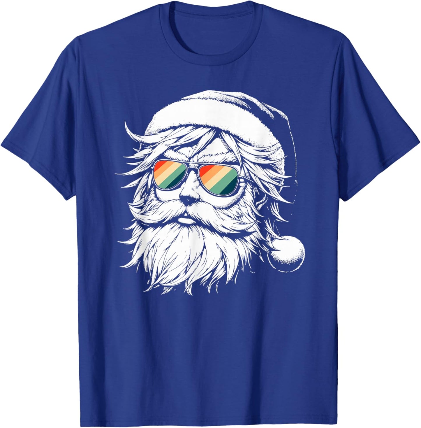 Cool Christmas Santa Claus Kids Boys Teens Merry Rizzmas T-Shirt - T-Shirt | Royal