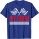 Pit Crew Birthday Party for Family Matching Race Car Racing T-Shirt - T-Shirt | Royal