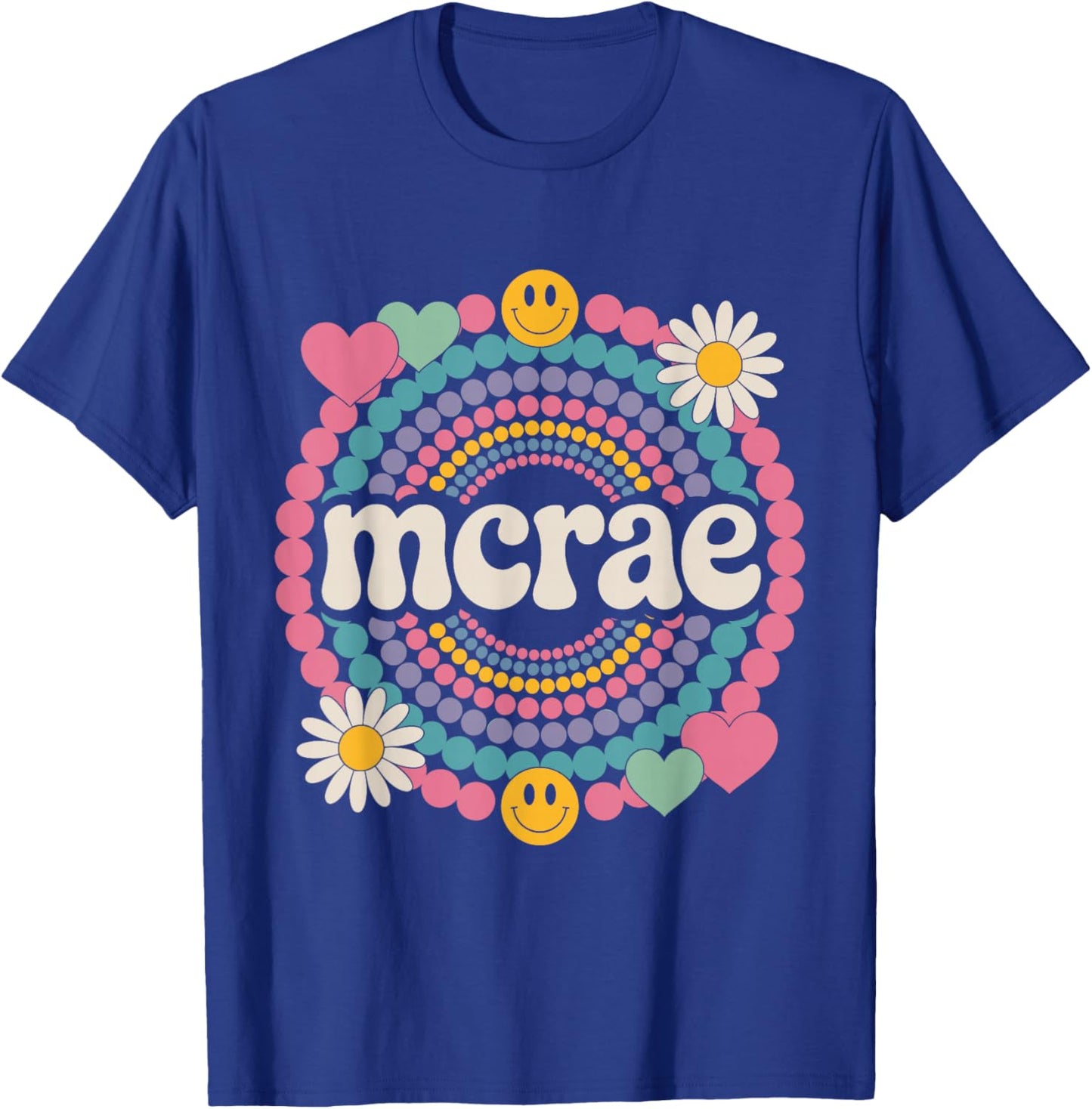 McRae Lover Name Design Apparel Women Kids T-Shirt - T-Shirt | Royal